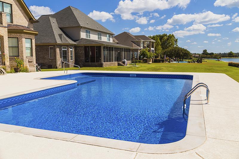 Ocean Wave vinyl pool liner pattern